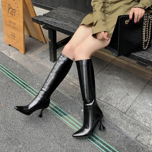 Autumn & Winter Women’s High Heel Stiletto Boots – Chic & Versatile Design - Jatanele