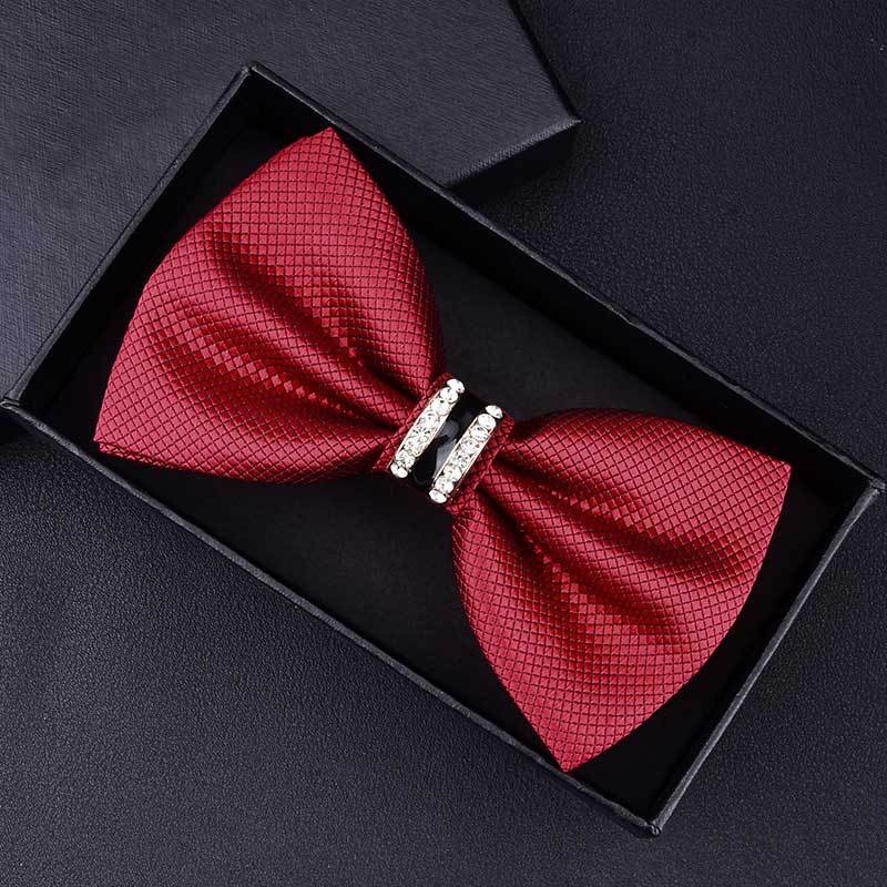 Double-Layer Formal Wedding Tie – Perfect for Grooms and Special Occasions - Jatanele