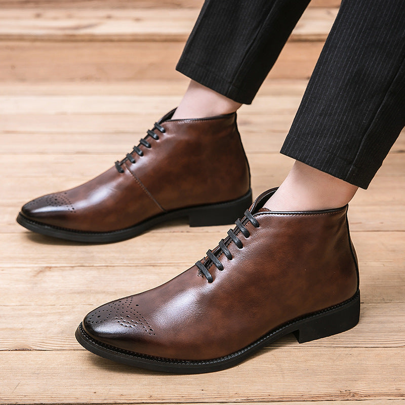 Brock Vintage Men’s Plus-Size Shoes – Classic Elegance for Every Occasion - Jatanele