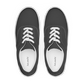Men’s Dark Grey lace-up canvas shoes