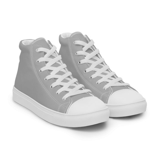 Men’s Grey high top canvas shoes