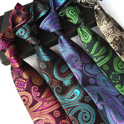 Elegant Paisley Jacquard Tie – Versatile and Stylish for Every Occasion - Jatanele