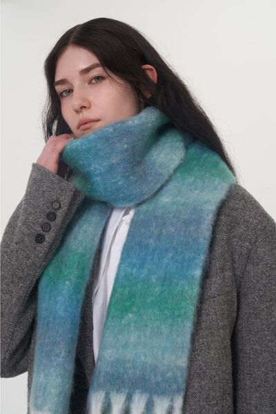 Cozy Ombre Fringe Scarf Trendsi