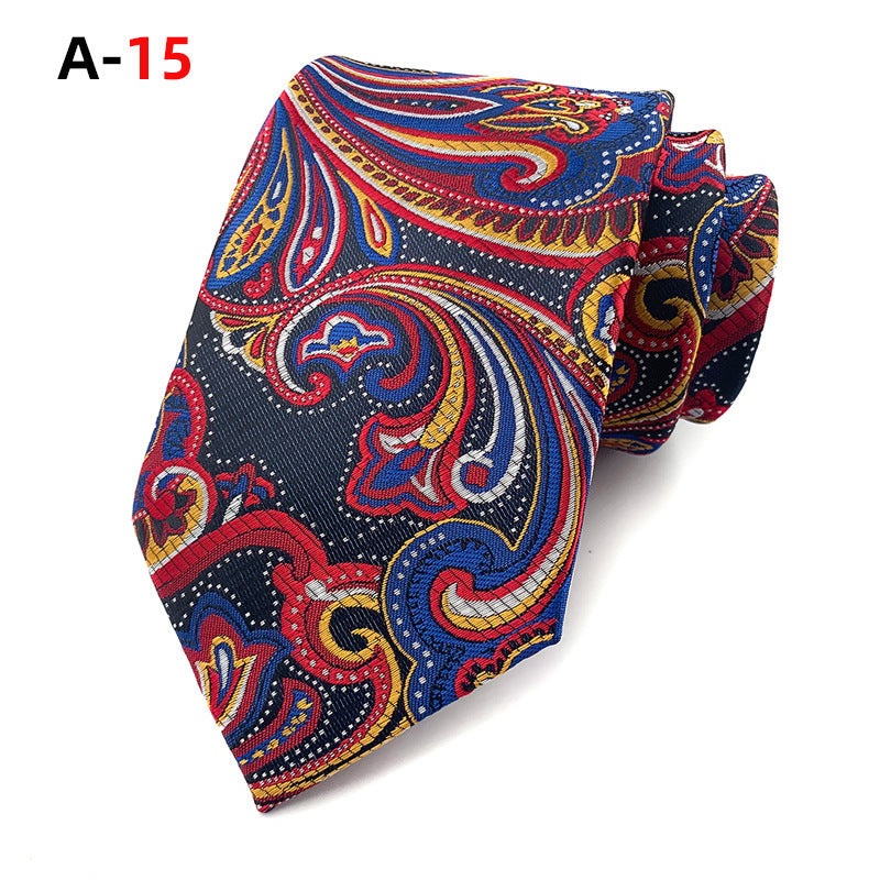 Elegant Paisley Jacquard Tie – Versatile and Stylish for Every Occasion - Jatanele