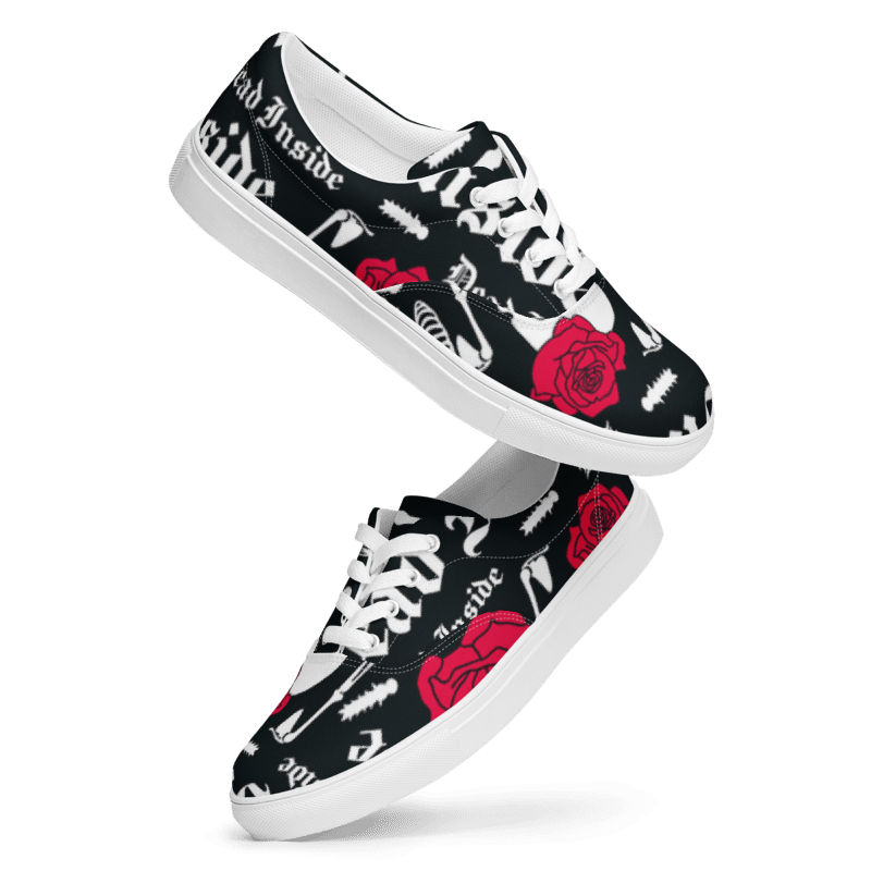Men’s Graphic lace-up canvas shoes