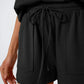 Round Neck Cap Sleeve Top and Shorts Set - Jatanele