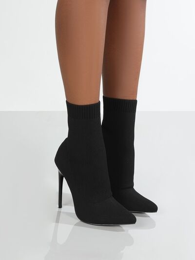 Celestia Mesh Stiletto Boots Trendsi