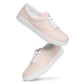 Women’s Blush Pink lace-up canvas shoes