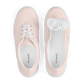 Women’s Blush Pink lace-up canvas shoes