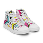 Men’s Abstract high top canvas shoes