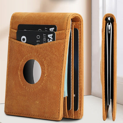 Anti-theft Brush Genuine Leather Men's Wallet - Jatanele