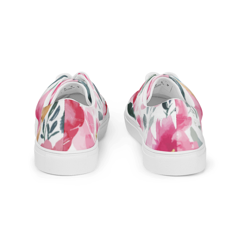 Bloom lace-up canvas shoes
