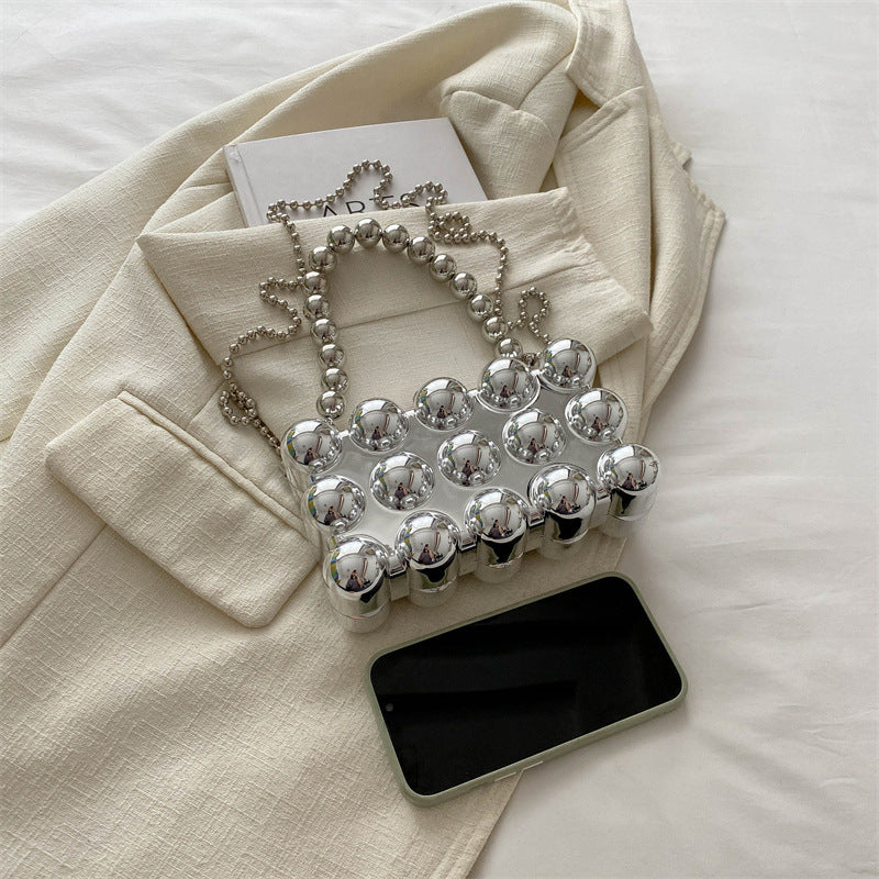 Acrylic Fashion Dinner Bag Pearl Hand - Jatanele