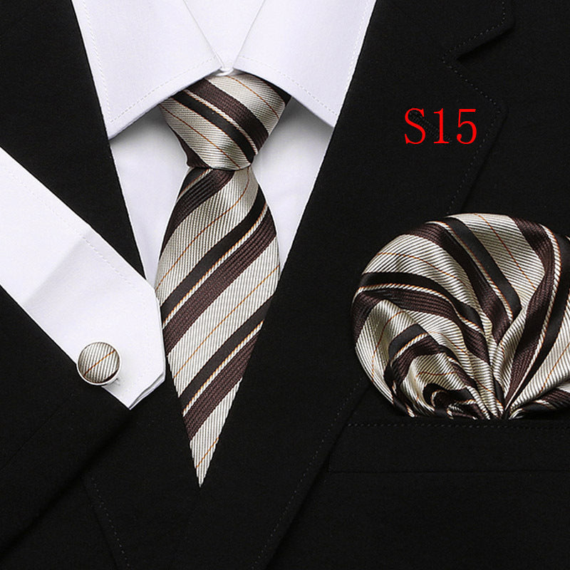 Men's Floral Cashew Three-Piece Tie Set – Elegant Matching Accessories - Jatanele