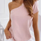 Single Shoulder Short Sleeve Top - Jatanele