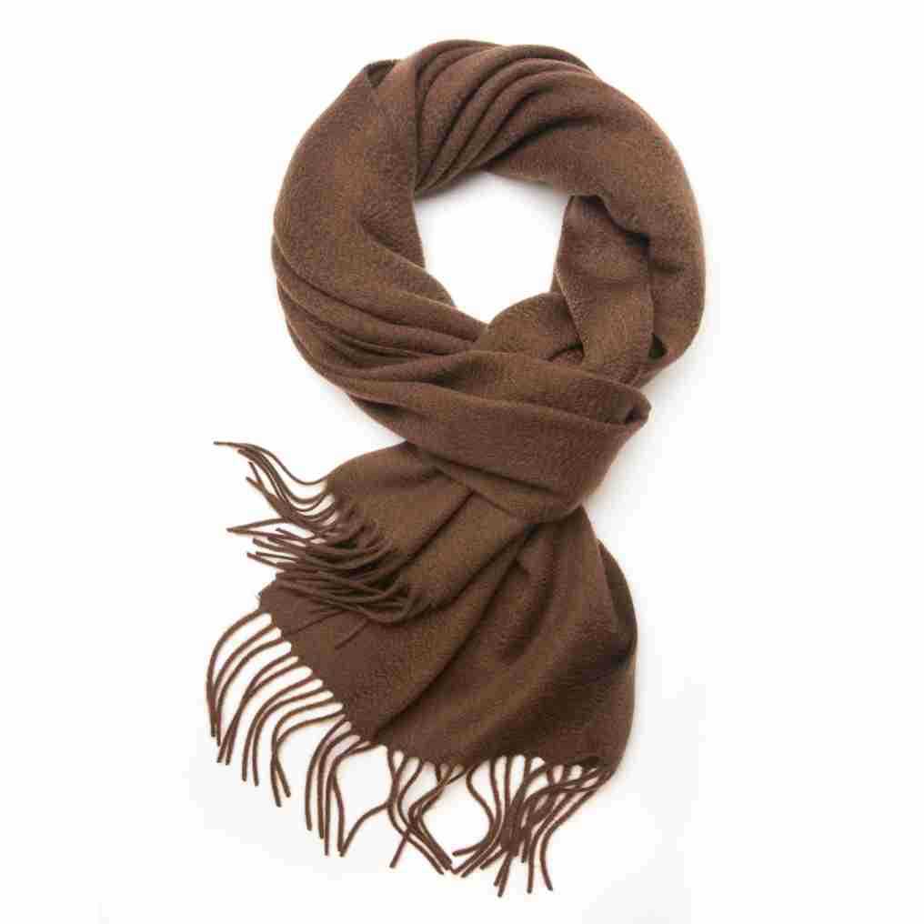 Inner Mongolia Full Wool Shawl Scarf Women's Plain Wool Scarf - Jatanele