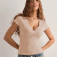 Surplice Short Sleeve T-Shirt - Jatanele