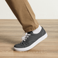 Men’s Dark Grey lace-up canvas shoes