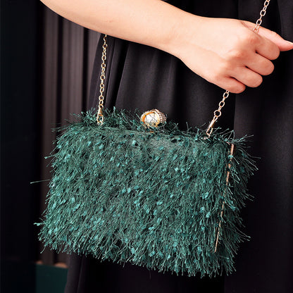 Elegant Tassel Evening Clutch – Party-Perfect Handbag - Jatanele