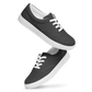Men’s Dark Grey lace-up canvas shoes