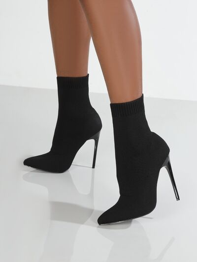 Celestia Mesh Stiletto Boots Trendsi