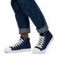 Men’s Blue high top canvas shoes